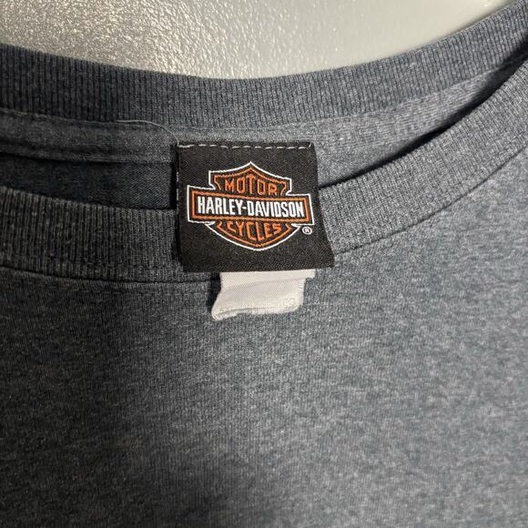 Harley Davidson Motorcycles Yo Ho Pirate Orlando Florida FL 5XL Plus Shirt Grey - Picture 5 of 10